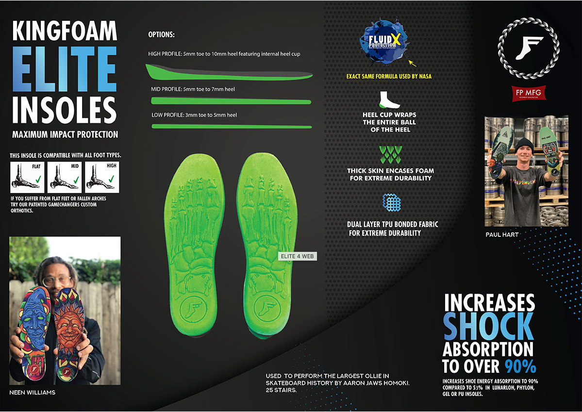 Kingfoam Elite FP Insoles