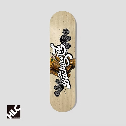 The Traditional Koi Square 8.25" Deck