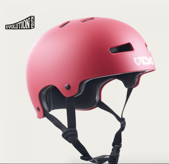 Helmet Evolution Solid Satin Gentle RED