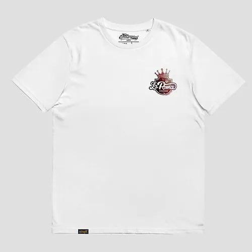 La Poma Faded Double Side Crown Logo Organic Tee