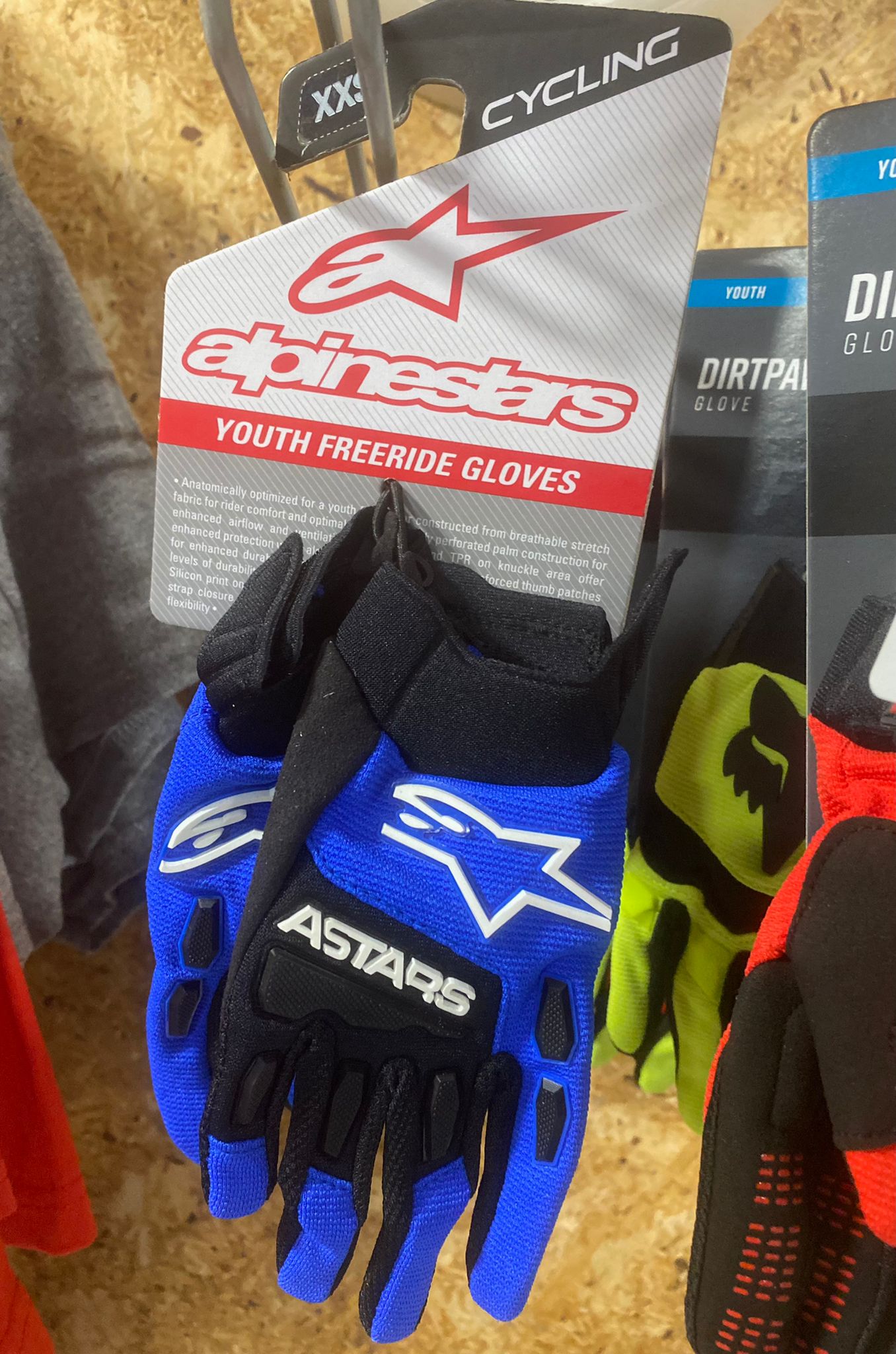 Guantes Youth Freeride AZ/BL