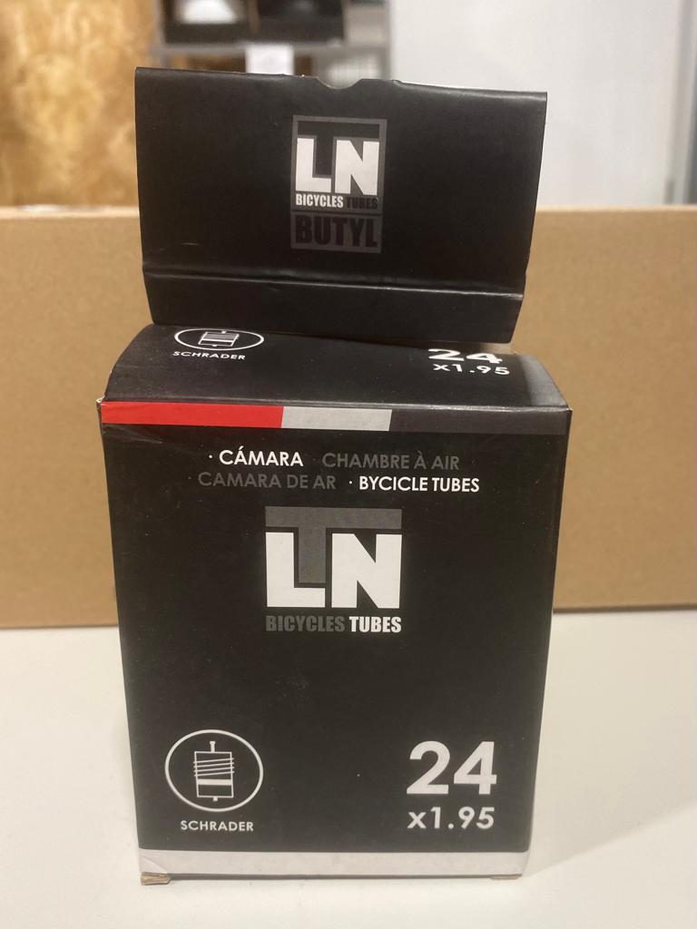 Càmara 24x1.95 V. Schrader Butylo LTN