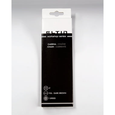 Cadena Bicicleta Eltin 1 Velocidad - 112 Eslabones marron