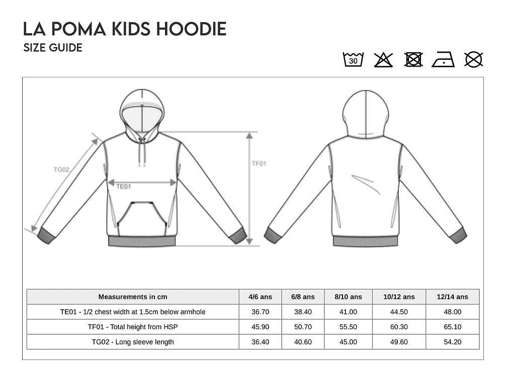 La Poma Basic Kids Hoodie - Basic Kids Sweatshirt