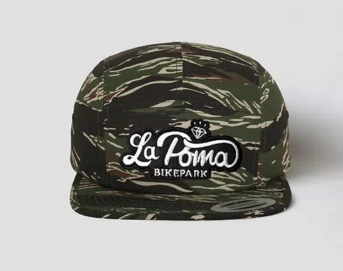 La Poma Embroidered Patch Jockey Cap