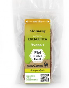 Barrita energética con miel 'Resistencia' Sin cafeina / Energy bar with honey 'Resistance' Caffeine free