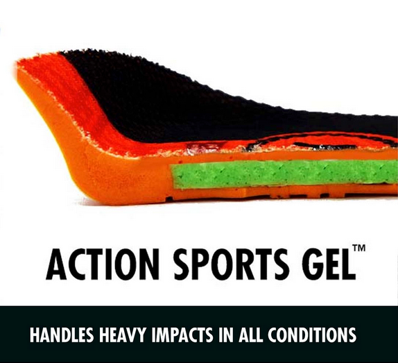 Kingfoam Elite : Action Sports Gel™ Impact FP Insoles