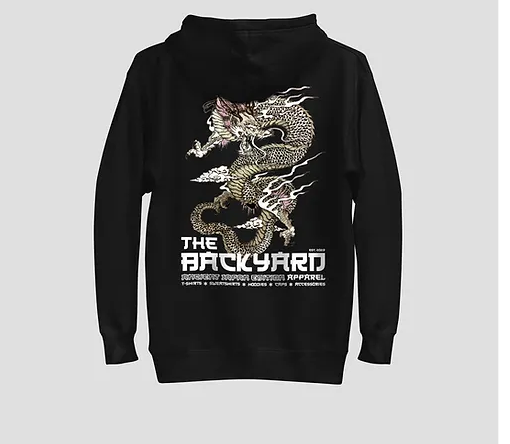 Ancient Japan Dragon Premium Unisex Hoodie