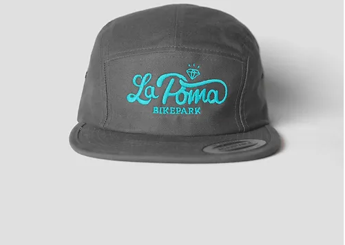 La Poma Embroidered Classic Jockey Cap